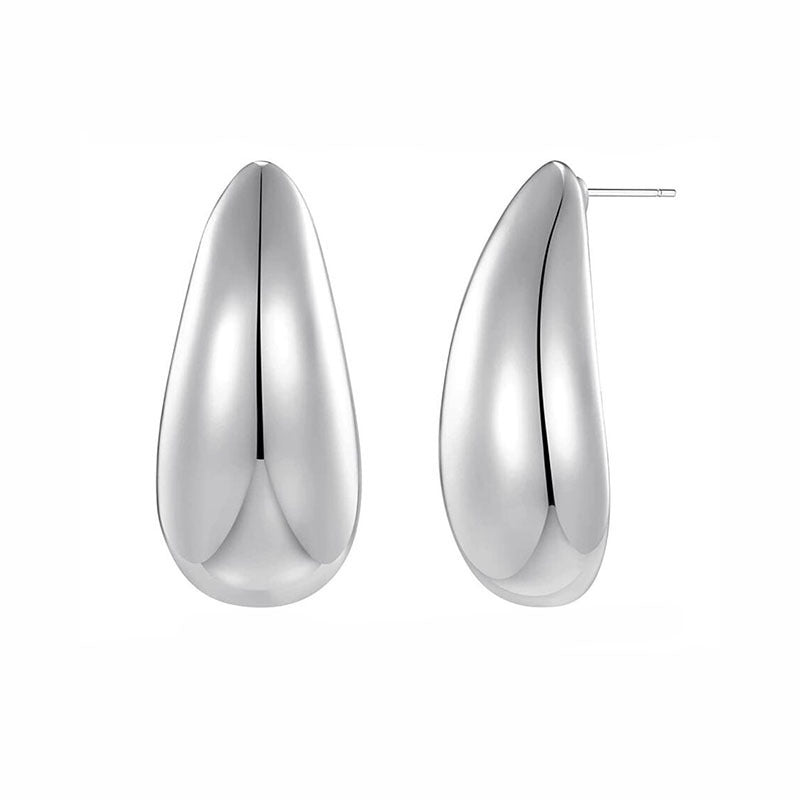 Boucles d’Oreilles Goutte d’Eau – Élégance Minimaliste & Qualité Inoxydable